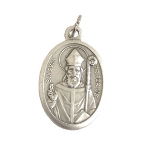 St Kevin Medals Catholic Gifts Patron Saint Glendalough Ireland