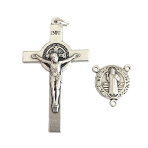 St Benedict Rosary Set Centerpiece & Crucifix Pendant