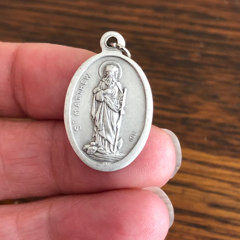 St Matthew Medals Catholic Patron Saint Gifts Accountants, Bankers - Etsy