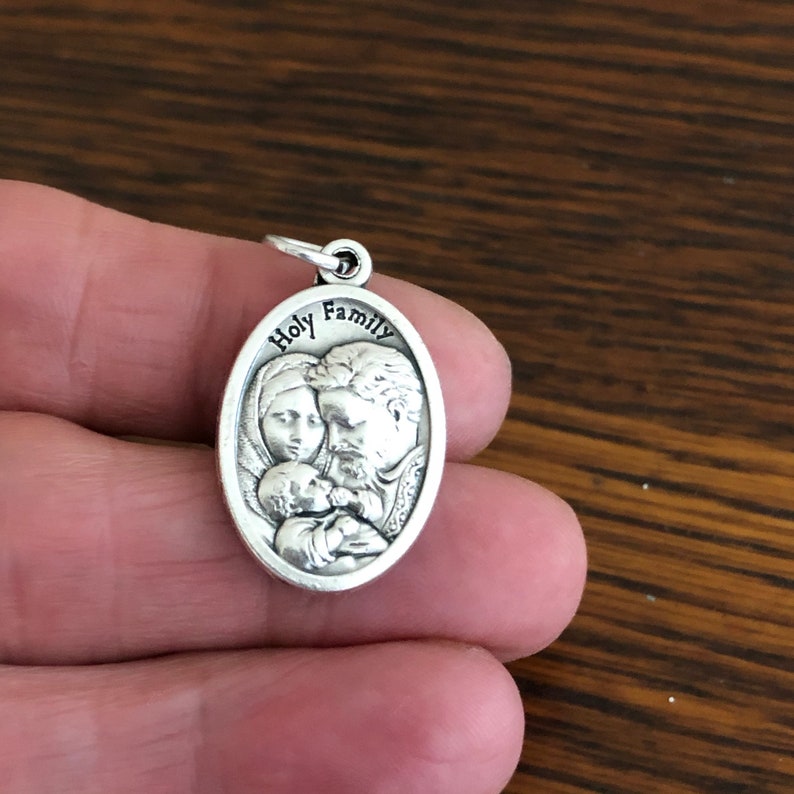 Holy Family Medals Spirit Dove Pendant Catholic Religious Gifts image 2