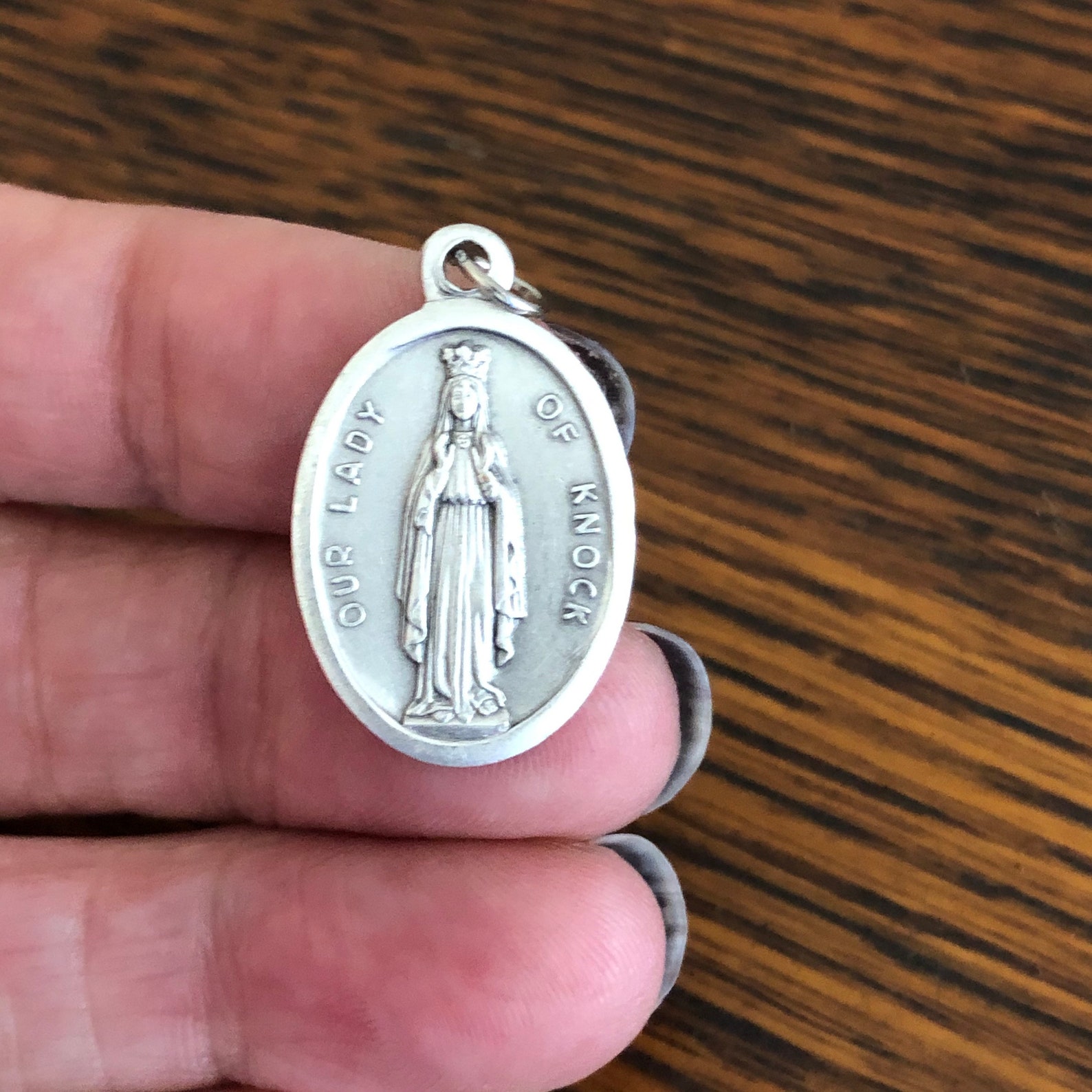 Our Lady of Knock Pendant Medal Catholic Rosary Parts Etsy
