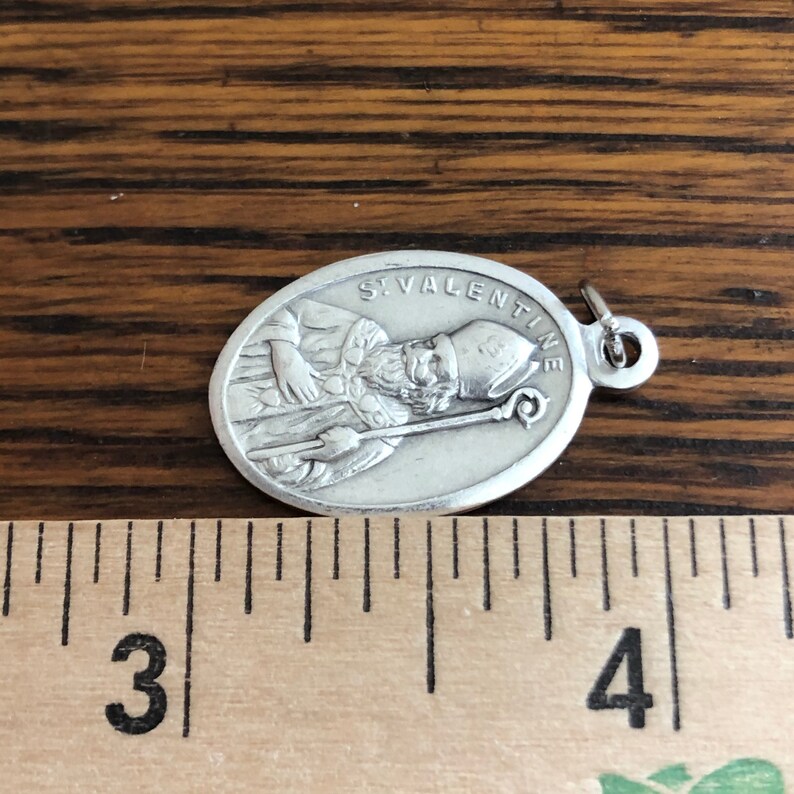St Valentine Medal Catholic Rosary Parts Patron Saint of Love - Etsy