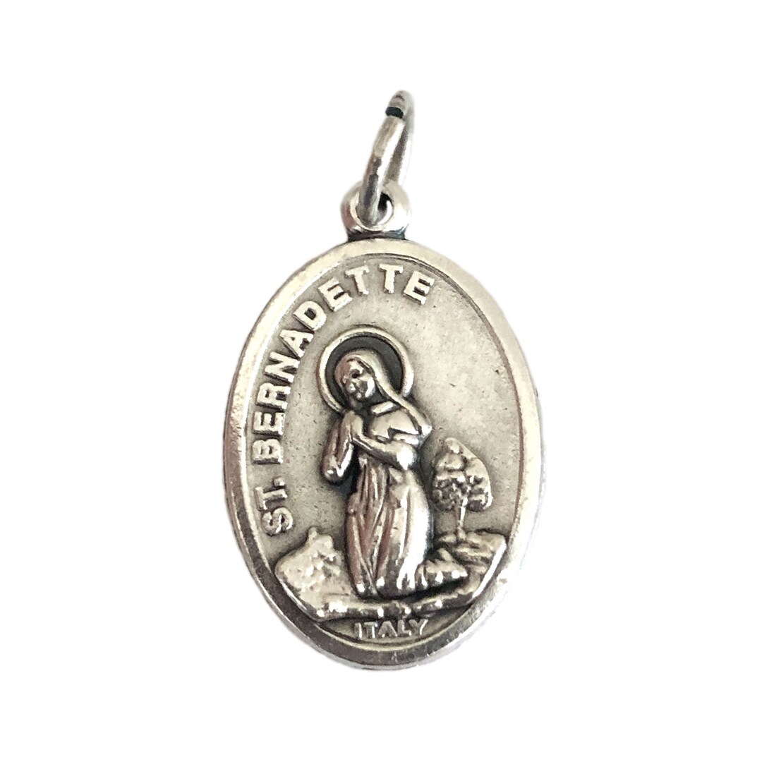 St Bernadette Medals Our Lady of Lourdes Catholic Pendant Gifts 1" - Etsy