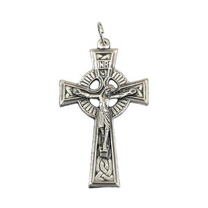 Celtic Crucifix Cross Pendant for Rosary