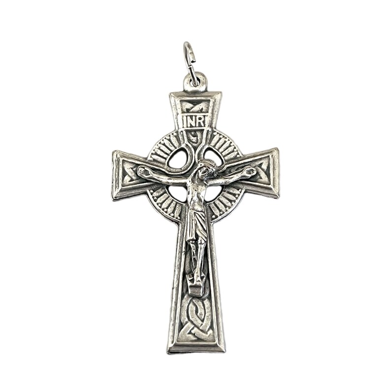 Celtic Crucifix Cross Pendant for Rosary