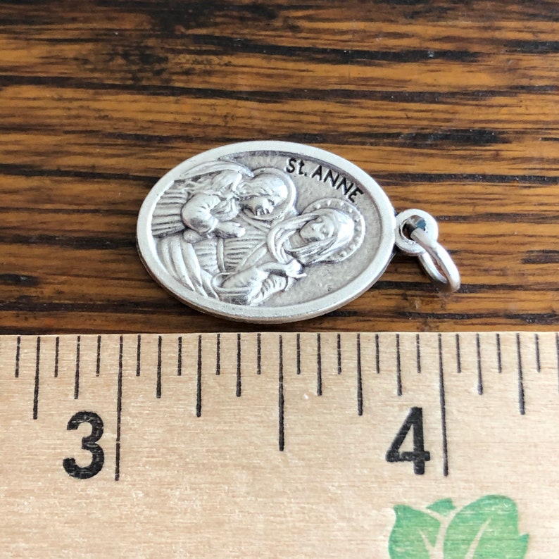 Saint Anne Medal Patron of Grandparents Catholic Gifts 1 image 3
