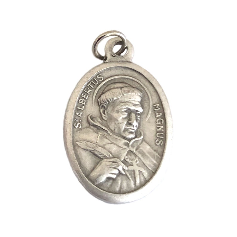 St Albert the Great Medal Catholic Patron Saint of Scientists Etsy
