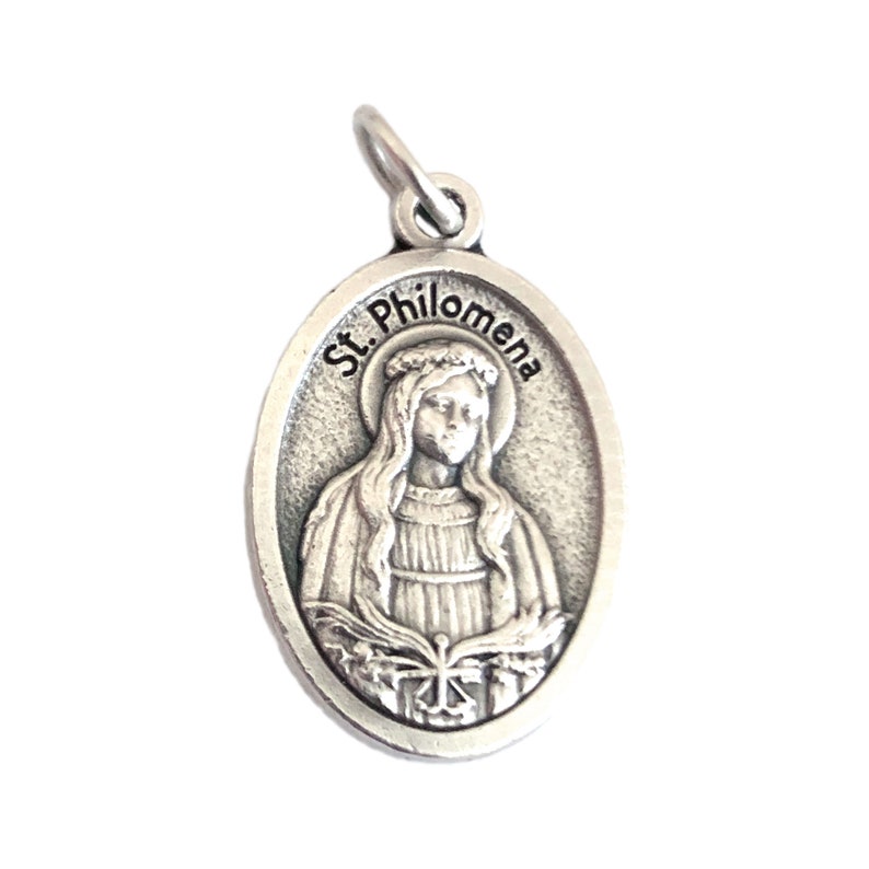 St Philomena Medal Patron Saint of Babies Catholic Gifts Etsy UK