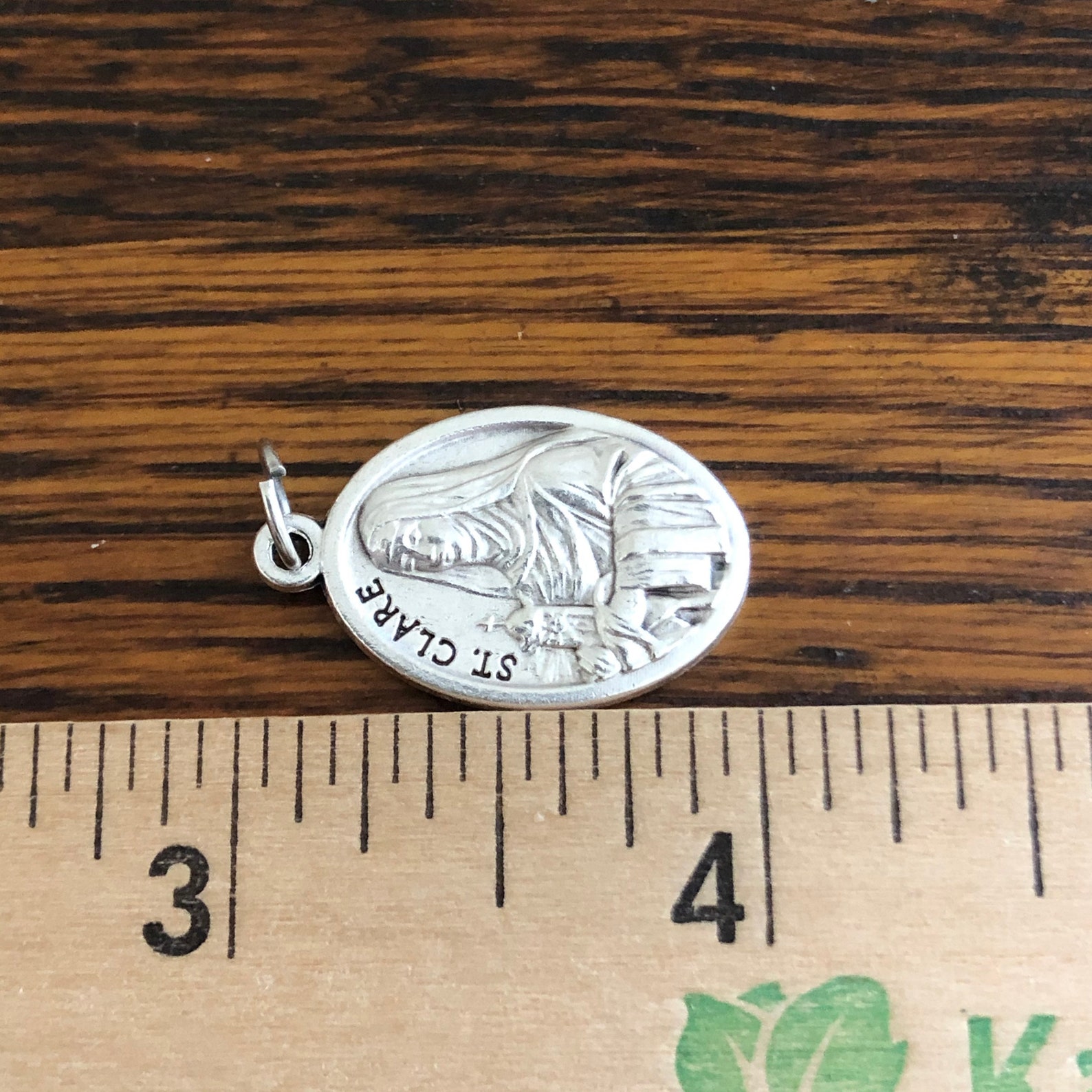 St Francis of Assisi Medal Saint Clare Holy Catholic Pendant - Etsy