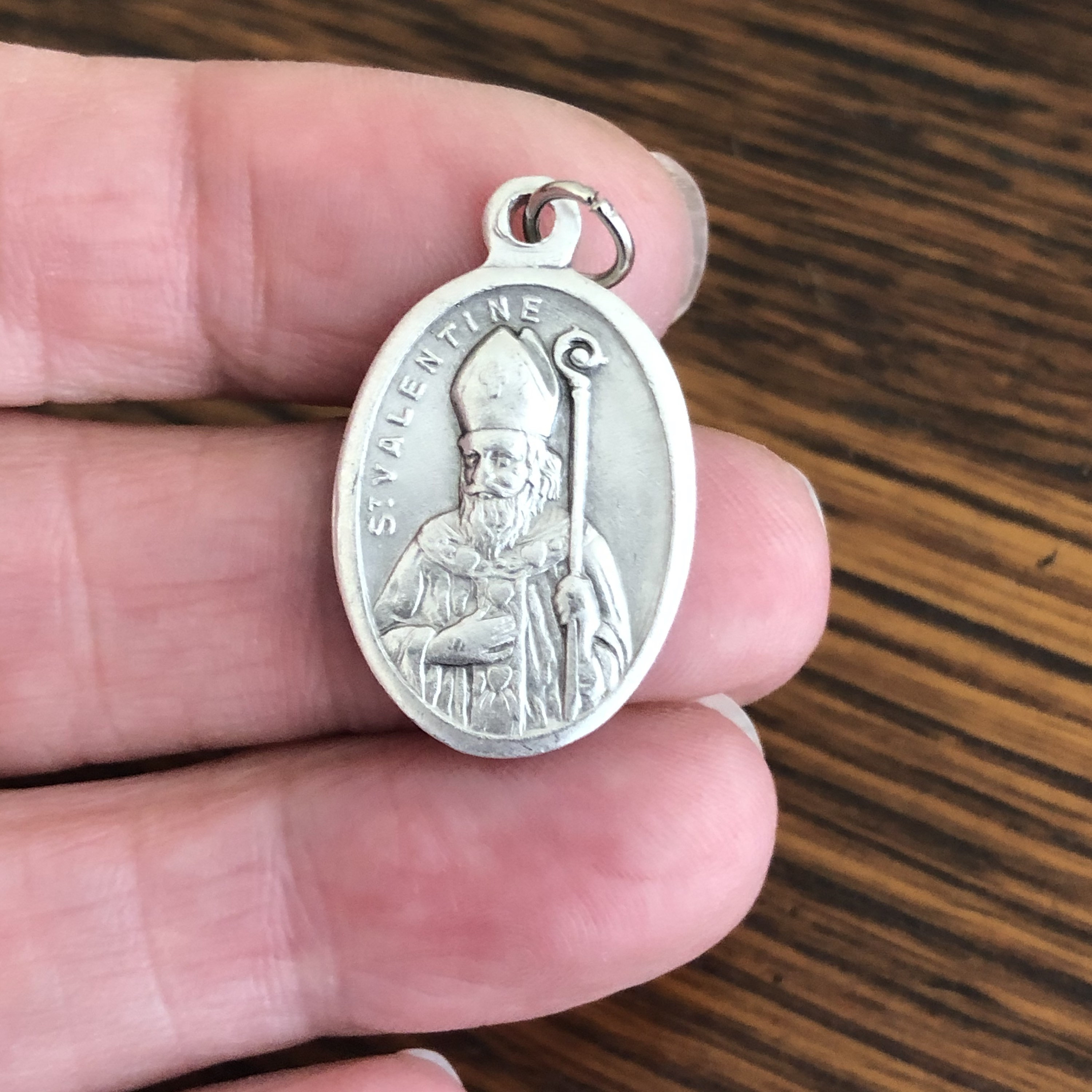 St Valentine Medal Catholic Rosary Parts Patron Saint of Love - Etsy
