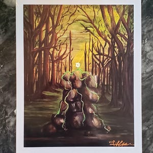 Fantasy Forest Fine Art Print- Giclee 8x10 Glossy