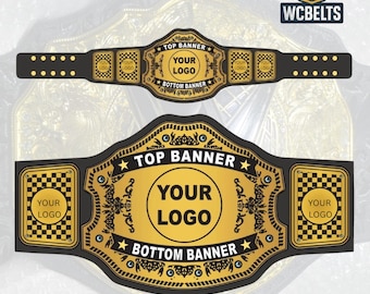 Custom Championship Wrestling Belt – Personalized, Customized Adult Title Award 2MM,4MM,6MM