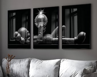 KAWS Graffiti Poster Set of 3: Hypebeast Sneaker Art,Room Decor,Cool Wall Art Set, HypeBeast Wall Art, Trendy Wall Art, (Digital Download)