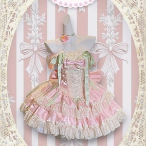 Tulpe Liebeslied Romantische Atmosphäre Pure Desire Off-Shoulder Fairy Dress