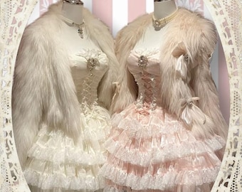 Liefde op het eerste gezicht Princess Elegance · Romantische mini-jurk in lolitastijl