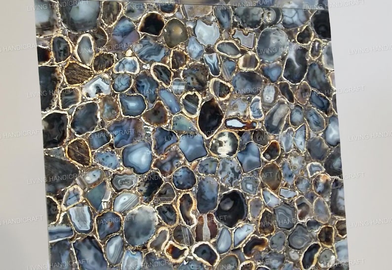 Agate Dining Table Top, Agate Coffee Table Top, Gemstone Table Top, Agate Center Table, Agate Counter Top, Agate Furniture, Agate Kitchen image 2