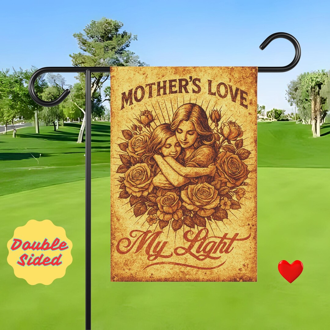 Vintage Mother's Love Garden Flag: Sentimental Family Decor - Etsy
