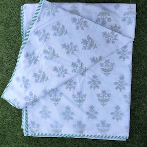 3D Floral Bedruckte Baumwolle Dohar, Leichter Sommer Musselin Dohar