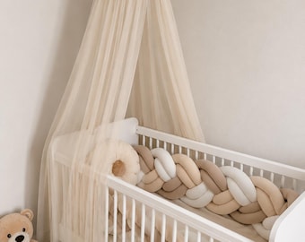 Weicher Tüll Betthimmel, Elegante Prinzessin Bett Dekor, Verträumtes Kinderzimmer (mit Halter)