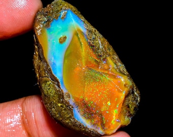 Naturalny surowy opal etiopski, opal Welo, surowy opal w oleju, błyszczący opal ognisty do wyrobu biżuterii, kryształ opalu, okaz surowego opalu