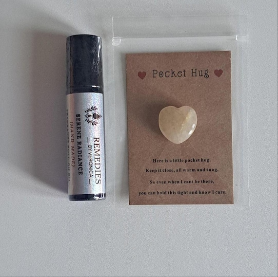 Serene Radiance Fragrance & Pocket Heart Aventurine Gemstone Gift Set