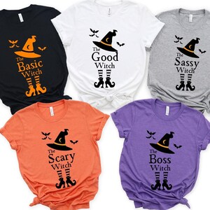 Custom Witch Shirt, Funny Matching Halloween Costume, Funny Halloween Shirt for Groups, Halloween Family Matching, Fun Halloween Group Shirt