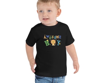 Toddler Short Sleeve Shirt:  Cotton and relaxed fit