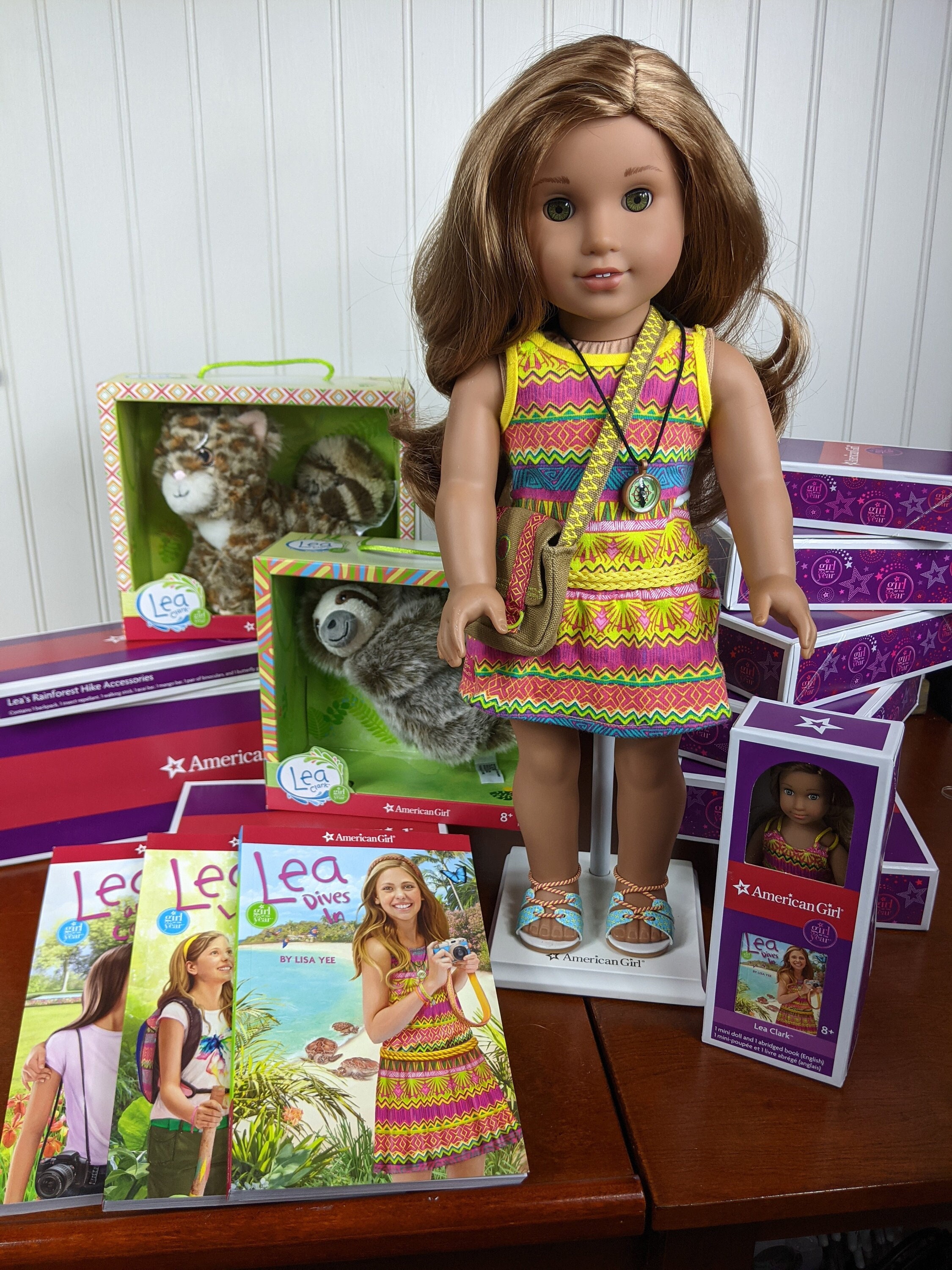 American Girl 18" Doll Lea Clark 2016 Girl of The Year Pajamas Rainforest for sale online American Girl 18" Doll Lea Clark 2016 Girl of The Year Pajamas Rainforest for sale online
