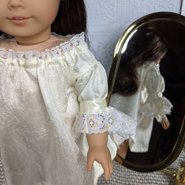 Shift Undergarment with Fancy Lace for 18" Dolls Like American Girl - Historical Doll Fashion - Doll Underwear Chemise Unmentionables