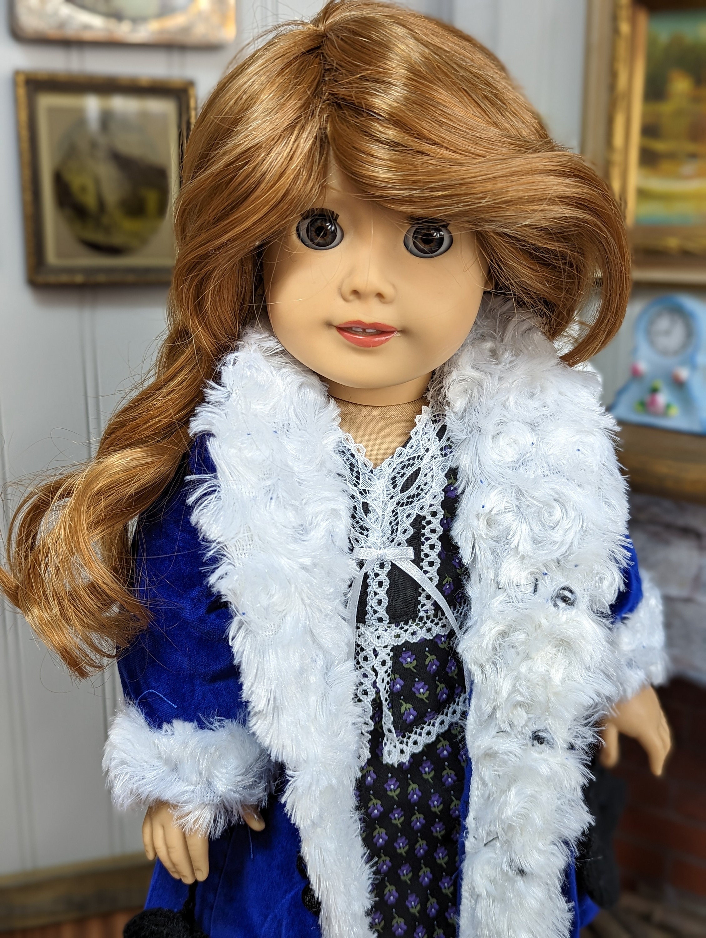 USA American Girl Wig 2 day Shipping Long Downtown American Girl Doll Strawberry Blonde Wig - Etsy main image 4