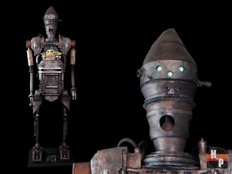 IG-12 Droid Head Template: Life-size EVA Foam Pattern (PDF) - Etsy