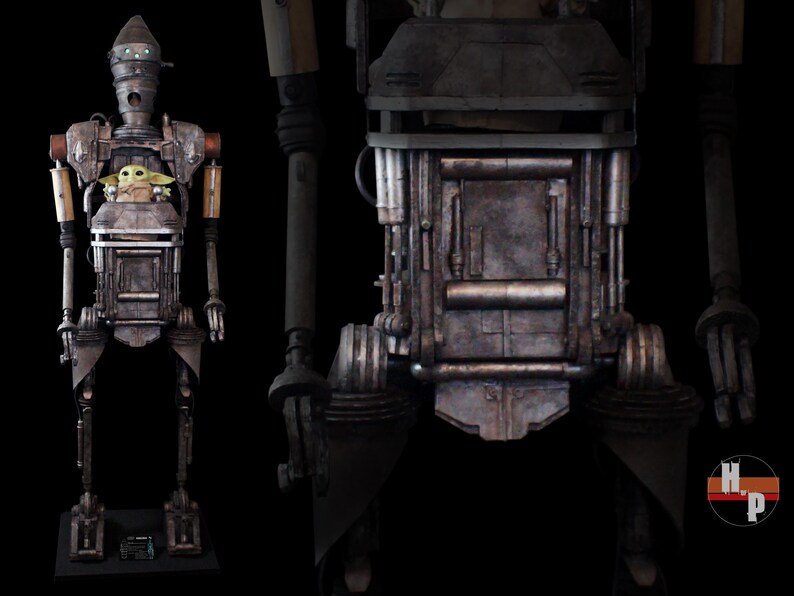 IG-12 Droid Pelvis Template | Life-size EVA Foam Pattern (PDF) - Etsy