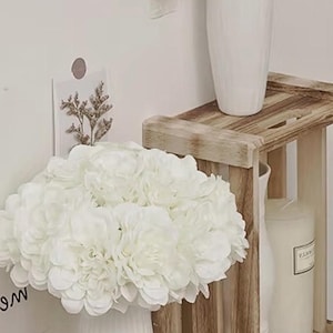 High-Quality Peony Flowers – 5pcs White Artificial Bouquet