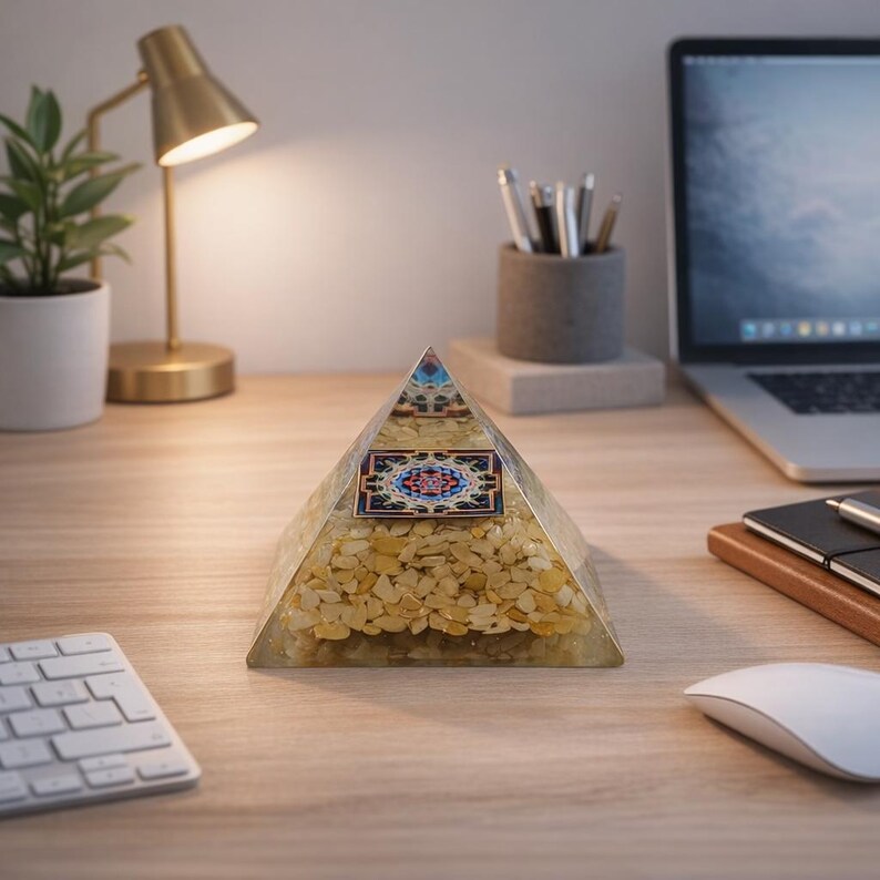 manifestation crystal orgone pyramid