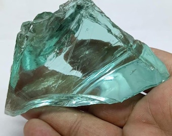 Raw Aqua Andara Obsidian Crystal | Natural Healing Stone (1275 ct)