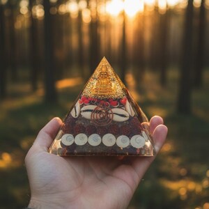 “spiral copper coil atop pyramid for emf protection and energy generation”