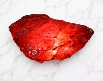 150–160 Ct African Ruby Rough Stone Natural Red Corundum Crystal Chunk for DIY Jewelry, Healing, Meditation, Metaphysical Use