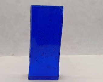 High Quality Lab-Grown 525.00 Carat Blue Sapphire Nano Crystal - Uncut Rough Slice for Jewelry DIY, Protection Stone, Birthstone Gift
