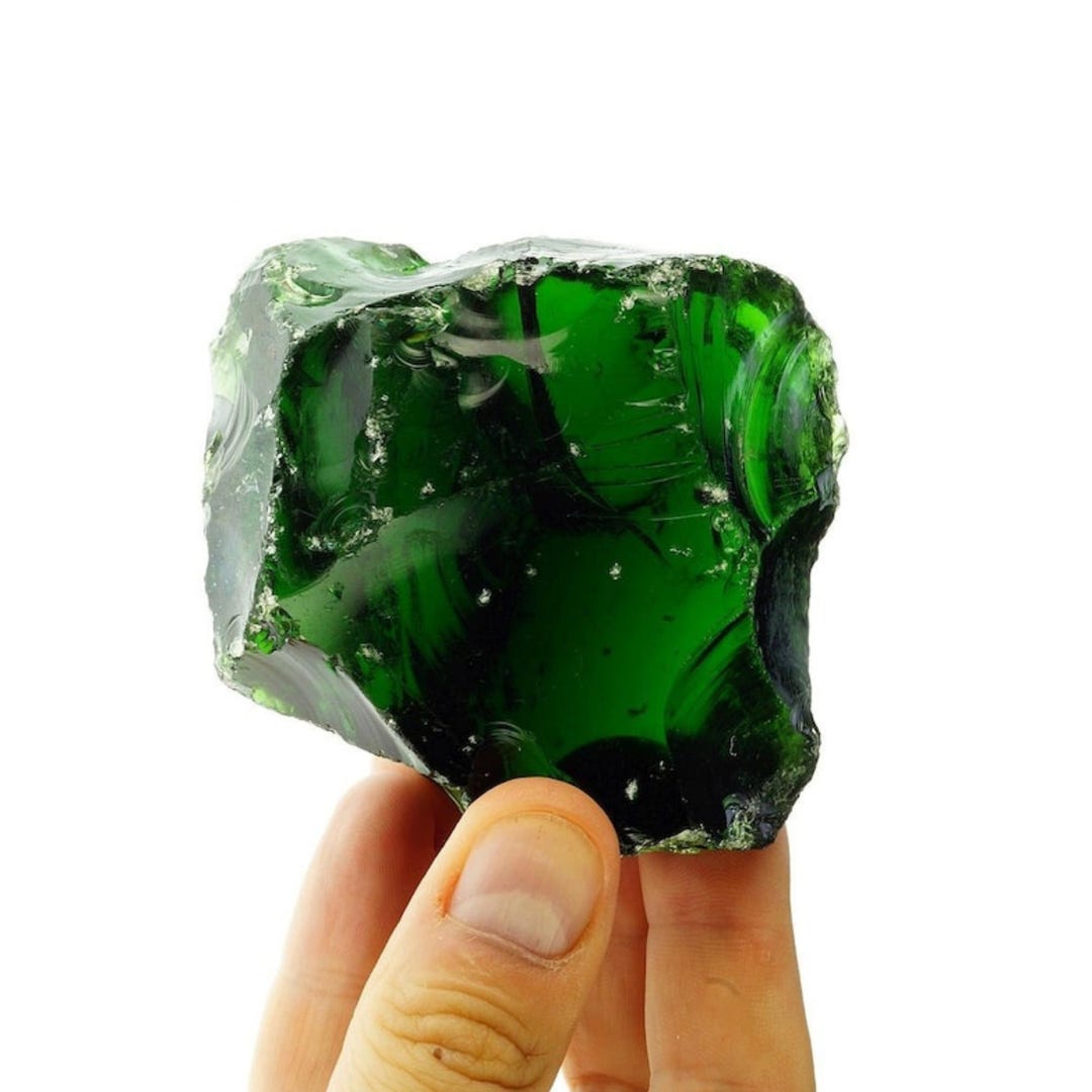 Pierre Brute Diamant Vert Non Taillé - 0,73 Carats, Origine Afrique Du Sud, Naturel