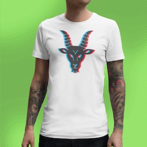 Baphomet Graphic T-Shirt: Satanic Occult Apparel