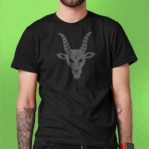 Baphomet Graphic T-Shirt: Satanic Occult Apparel