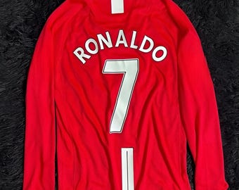 Camiseta retro del Manchester United #7 Ronaldo 2008