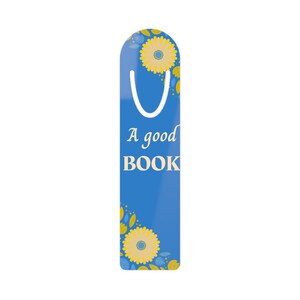 Floral Bookmark - A Good Book, Reading Gift, Teacher Appreciation, Book Lover Gift, Literary Decor, Back-to-School Supplies