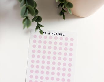 Pegatinas de diario Tiny Dots en papel washi