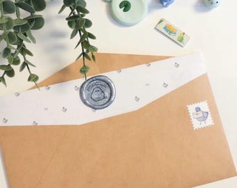 Club de Cartas Paloma – Set de Correo Postal / Carta Escrita a Mano, Pegatinas para Diario, Dibujos Washi, Postal / Amigo por Correspondencia y Papelería