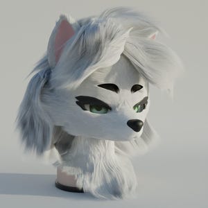 Dog - Kemono Kigurumi fursuit fursona BASE HEAD - STL | By UZ_ARG