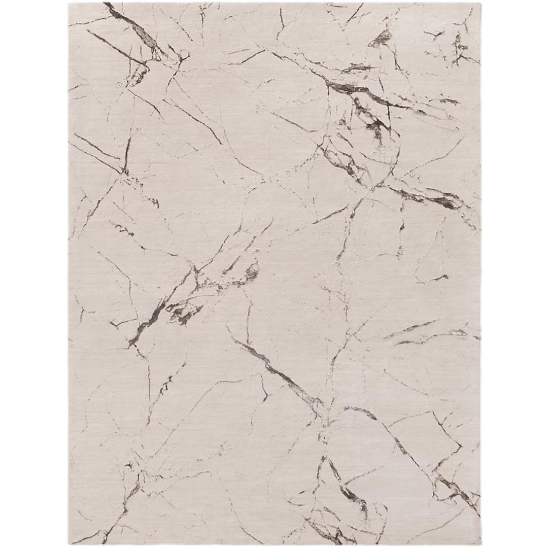 Marble Pattern Rug – Hand Knotted Wool & Viscose Luxury Area Rug ...
