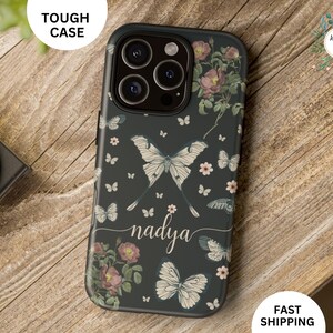 Gepersonaliseerde iPhone-hoesje Wildflower Cadeau voor haar Bloemen iPhone-hoesje Stoere Cottage Core Style Esthetic