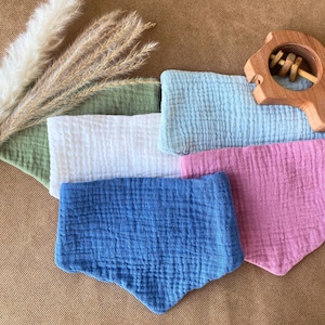 Baby Drool Cloth | Handmade Bibs | Bandana Bibs Cotton | Practical Maternity Gift | Newborn Layette | Soft Baby Bib | Newborn Gift
