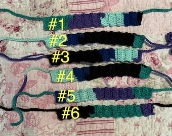 Diademas de hilo de crochet